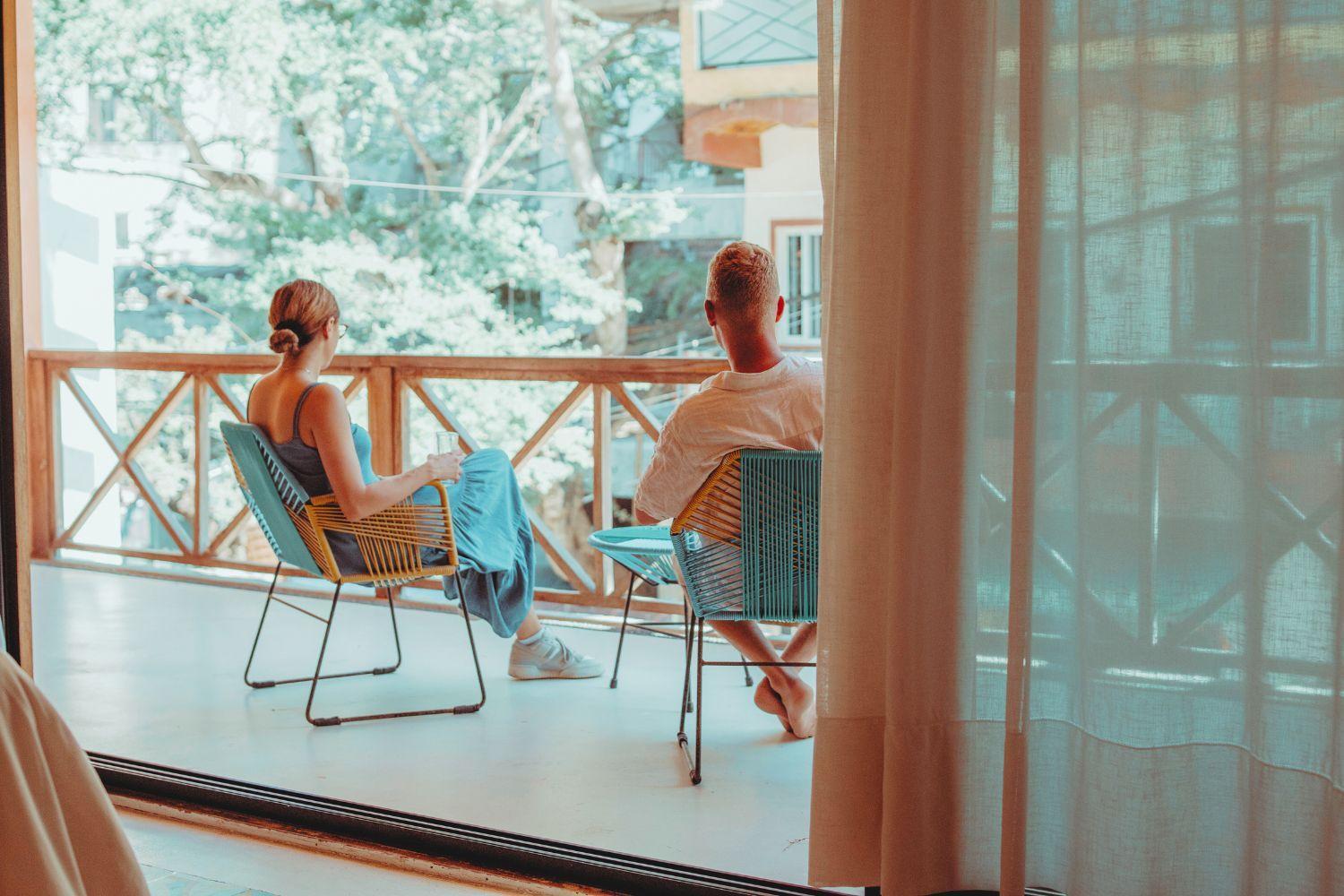 Casa Pepe Hotel Саюлита Екстериор снимка A couple on a balcony